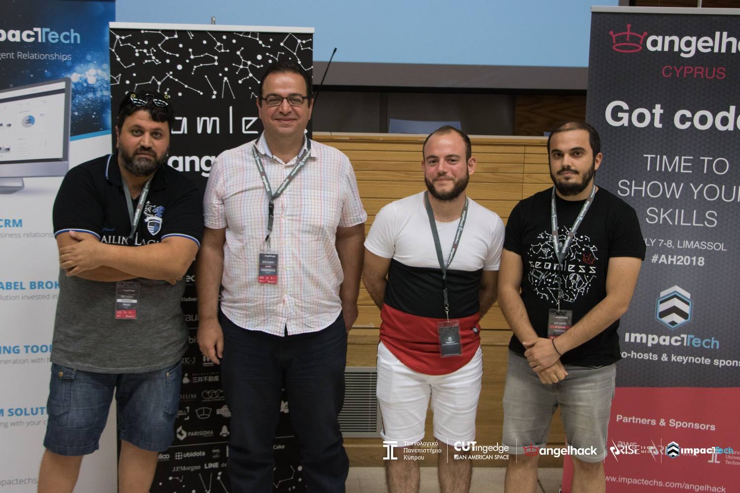 Διάκριση φοιτητών Τμήματος Πληροφορικής στον διαγωνισμό AngelHack Cyprus Hackathon 2018, 7-8 Ιουλίου 2018